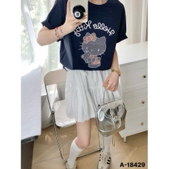 Áo thun BIGSIZE Quảng Châu 00270 cổ tròn Kitty - 18429