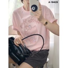 Áo thun BIGSIZE Quảng Châu 00270 cổ tròn Kitty - 18429