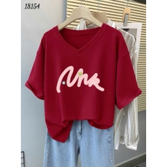 S00210- 18154 Áo cổ tim MNR ĐỎ