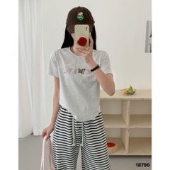 S-0030-18796- A.Cho- Nơ Baby Tee CropTop- 00231