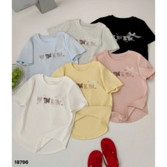 S-0030-18796- A.Cho- Nơ Baby Tee CropTop- 00231