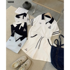 S-20--18896- SS.polo cổ V Coll 00492