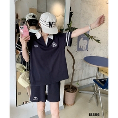 S-20--18896- SS.polo cổ V Coll 00492