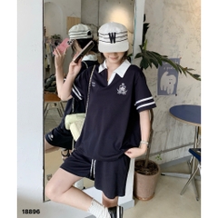 S-20--18896- SS.polo cổ V Coll 00492