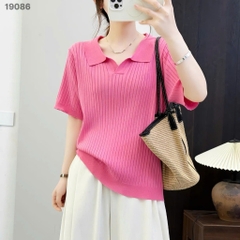 S-25--19086- A.polo Len 00285 - HỒNG