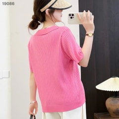S-25--19086- A.polo Len 00285 - HỒNG