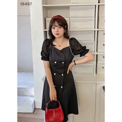 18497 S-0020- Đầm CJ 6 nút 00360