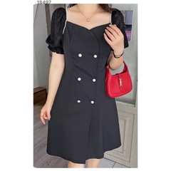 18497 S-0020- Đầm CJ 6 nút 00360