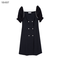 18497 S-0020- Đầm CJ 6 nút 00360