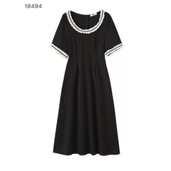 S-0020- 18494--Đầm CJ- 00360 Đen- D.ĐẠI Tiec Tiệc