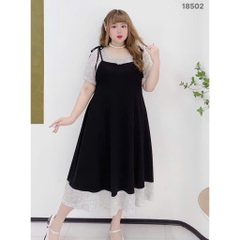 S-0020- 18502--Đầm 2d cột- 00504 D.ĐẠI Tiec Tiệc