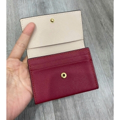 Bóp Ví Card Nút Da Bò xịn trẻ trung, sang trọng- B10