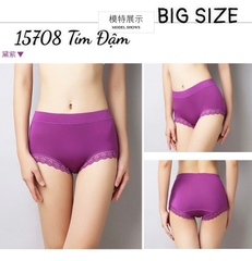 15708 Q.Lót LC lai Ren TÍM