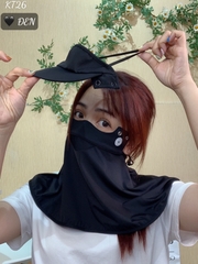 Khẩu trang chống nắng tia UV NÚT DÀI KT26