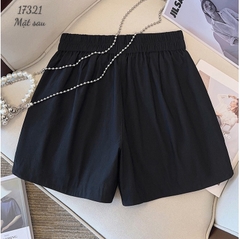Quần short BIGSIZE TTB chất co giãn nhiều- 17321 - ĐEN