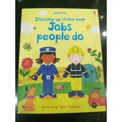 Sách dính dán – Usborne Sticker Book – Jobs people do