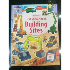 Sách dính dán – Usborne Sticker Book – Building sites