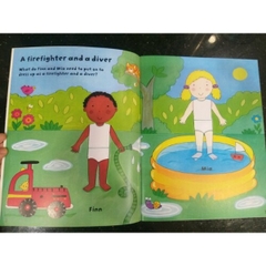 Sách dính dán – Usborne Sticker Book – Jobs people do