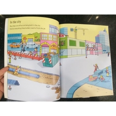 Sách dính dán – Usborne Sticker Book – Building sites