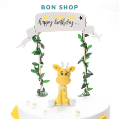 Topper HPBD Hình Cổng dây leo