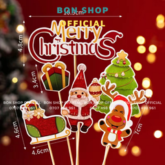 Set Topper Chủ Đề Noel Vintage