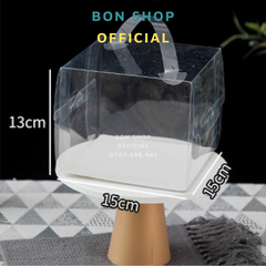 Hộp Mica Đựng Bánh Kem Mini