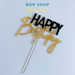 Topper HPBD Hình Chữ 2 Lớp