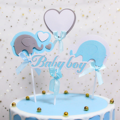 SET Topper Hình VOI BABYBOY - BABY GIRL