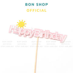 Topper Happy Birthday mặt trời cho trẻ em