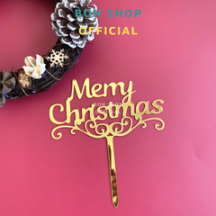 Topper Noel Chữ Merry Christmas