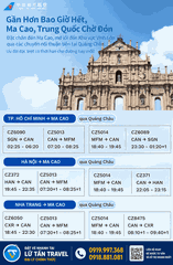 China Southern mở bay Quảng Châu – Macao hằng ngày