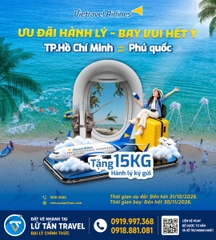 Vietravel tặng 15kg hành lý TP.HCM – Phú Quốc