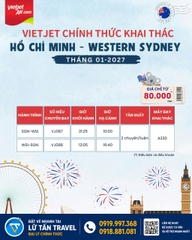 Vietjet mở đường bay Western Sydney mới 2027