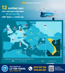 Vietnam Airlines khai thác đường bay Châu Âu mới nhất 2026