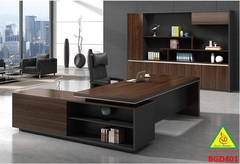 Bàn giám đốc gỗ MDF đơn giản , phong cách hiện đại BGD401 - NỘI THẤT LẮP RÁP VIENDONGADV