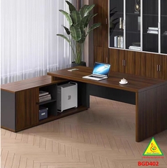 Bàn giám đốc gỗ MDF đơn giản , phong cách hiện đại BGD402 - NỘI THẤT LẮP RÁP VIENDONGADV