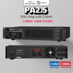 Đẩy công suất DBacoustic PA2.5 – Giải pháp âm thanh Karaoke gia đình hoàn hảo