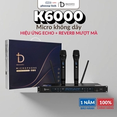 Micro Dbacoustic K6000 – Micro Không Dây Cao Cấp Cho Karaoke Chuyên Nghiệp