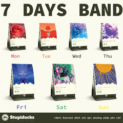 7 Days Band - Combo 7 Gói Cà Phê Đặc Sản - Stupiducks Specialty Coffee ( SSC Roaster)