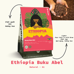 Ethiopia Heirloom Oromia Buku Abel G1 Natural - Stupiducks Specialty Coffee ( SSC Roaster)