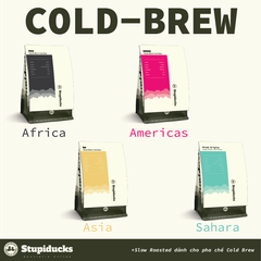 Cold Brew Lover: Set 4 Túi Slow Roasted - Stupiducks Specialty Coffee