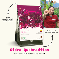 Sidra Passion Bloom Finca Quebraditas - Stupiducks Specialty Coffee ( SSC Roaster)