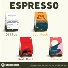 Espresso Lover: Set 4 Túi Espresso Roasted - Stupiducks Specialty Coffee (SSC)