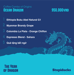 Year of Dragon - Dragon Coffee Sets - Stupiducks Coffee Combo of Origins