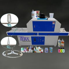 Máy sấy UV băng tải tròn, Máy sấy UV cho chai lọ Mỹ Phẩm