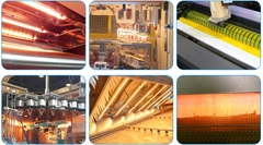 Bóng đèn sấy thạch anh 1000mm