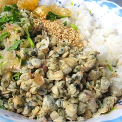 Thịt hến làm sạch