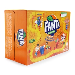 Nước giải khát hương cam Fanta lon 330ml