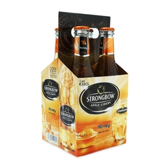Nước táo lên men vị mật ong Strongbow lốc 4 chai x 330ml