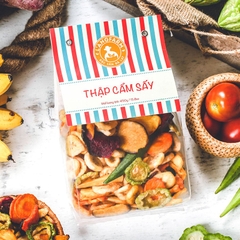Thập cẩm sấy, dòng phổ thông, 450g, bịch, mẫu nhãn kẹp